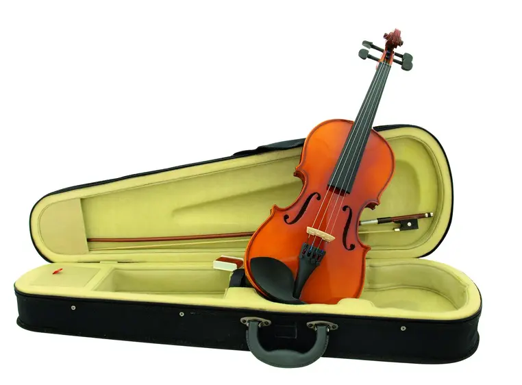 DIMAVERY Violin 3/4 with bow in case 